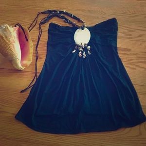 Shell Halter Resort Top